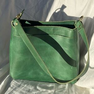 Portland Leather Goods Cowboy Mint shoulder bag